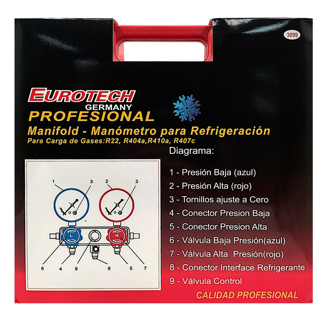 Manómetro R22 R404a R410a R407c - Imagen 7