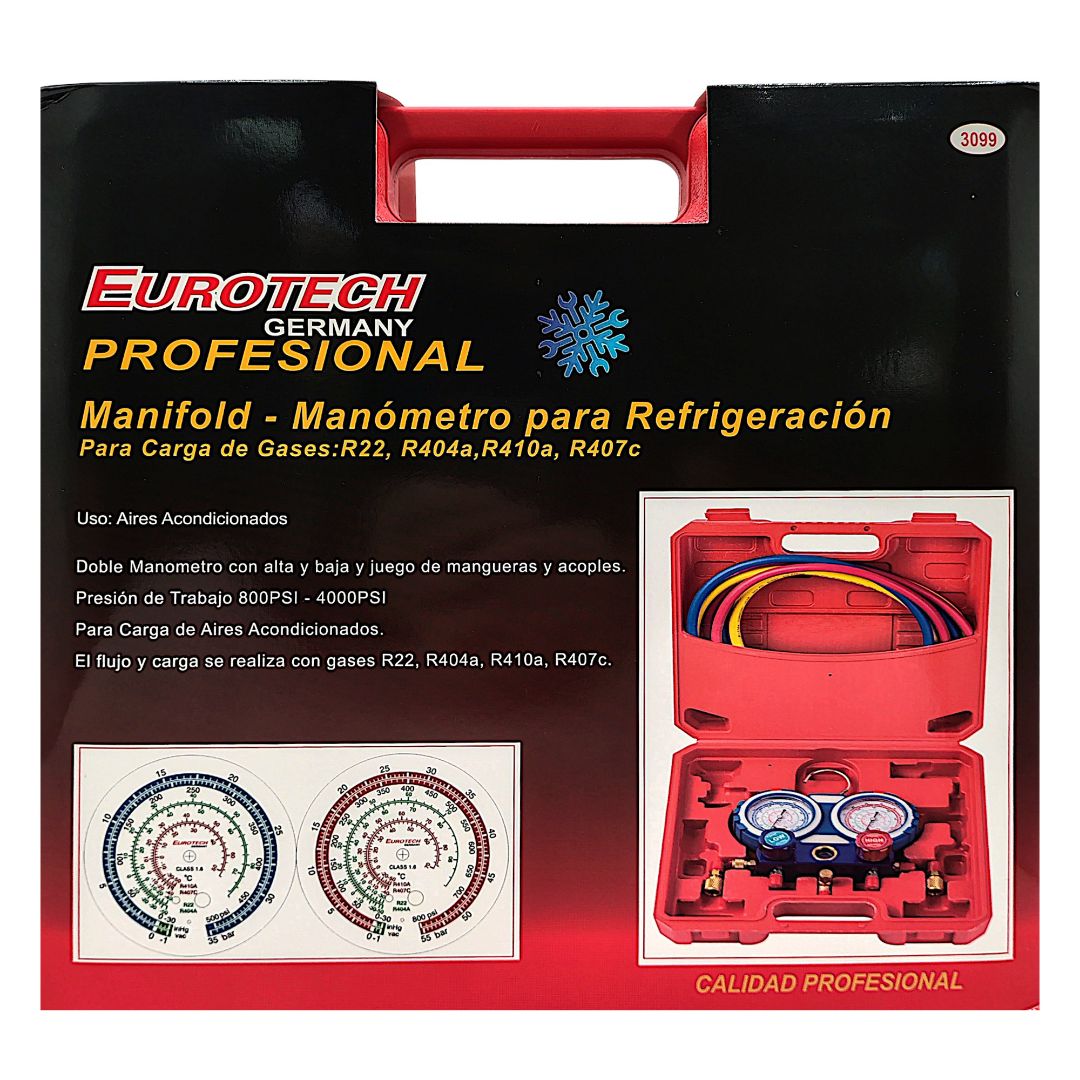 Manómetro R22 R404a R410a R407c - Imagen 6
