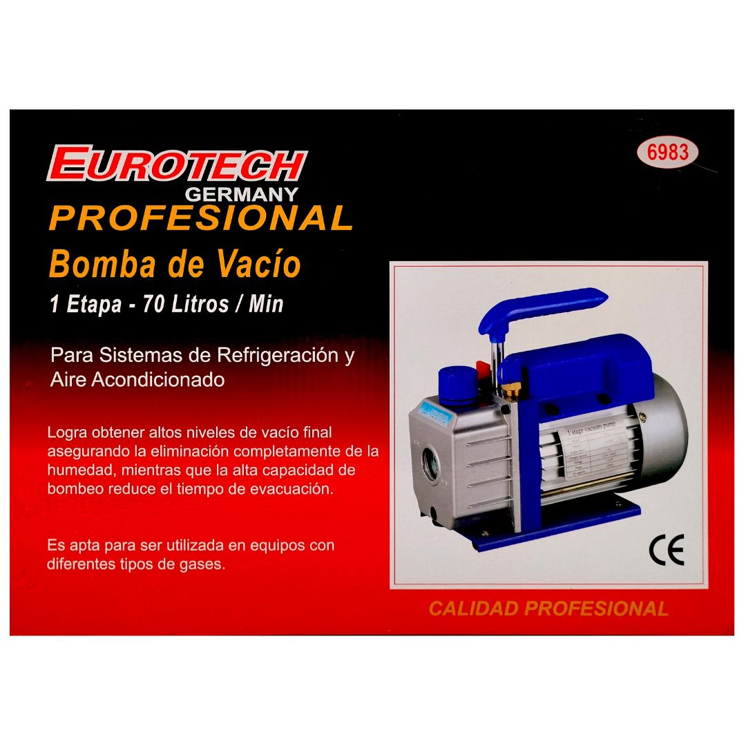 Bomba de vacío - 1 etapa / 70 lt. - Imagen 4