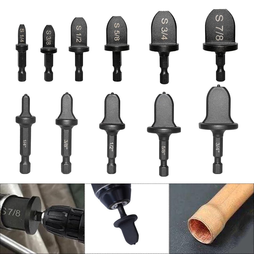 Kit expansores de caños y tubos para taladro - 11 pcs. - Imagen 3