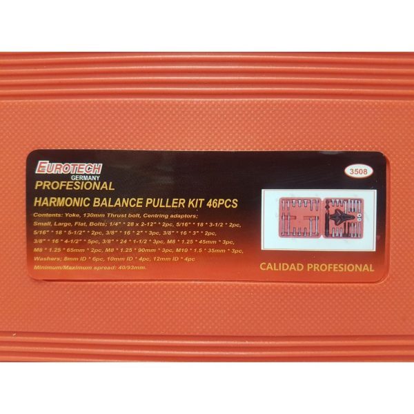 Extractor armónico 46 pcs - poleas maza freno volante motor - Imagen 2