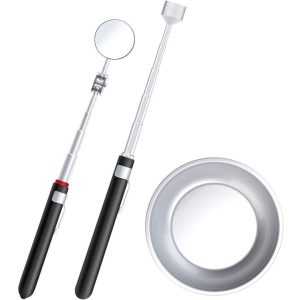 Plato + imán + espejo