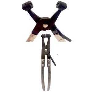 Pinza abrazaderas plana - punta giratoria