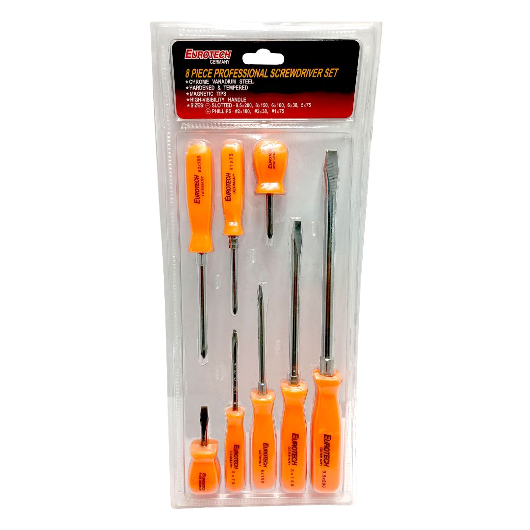 Destornilladores Pro - Plano y Phillips - 8 pcs. - Imagen 2