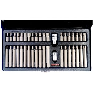 Puntas Allen Torx Estriadas - de Molibdeno - 40 pcs.