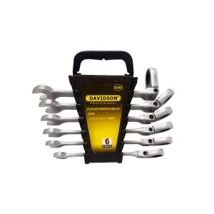 Llaves combinadas con Crique - Articuladas - Juego 8 a 14 mm.