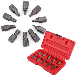 Extractor de tornillo roto - 10 pcs.