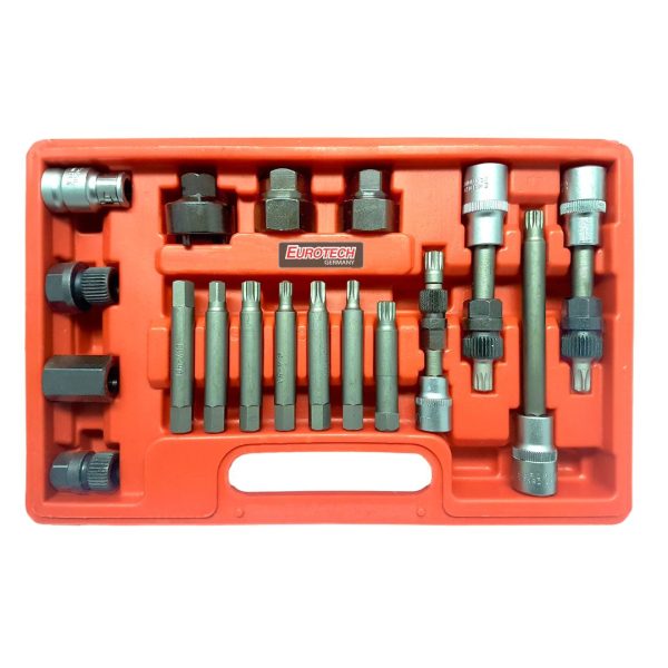 Extractor De Poleas Y Alternador - Kit 18 Piezas