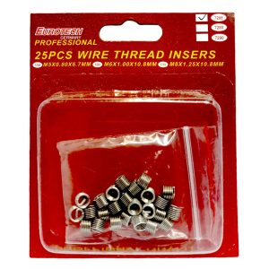 Insertos - M5x0.8x6.7 mm. - 25 pcs.