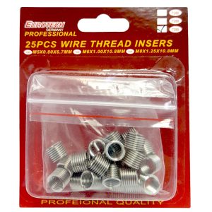 Insertos - M8x1.25x10.8 mm. - 25 pcs.