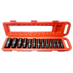 Tubos impacto largos 1/2" - 10 a 32 mm. - de Molibdeno - 13 pcs.