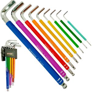 Llaves Allen en Acero S2 - 1.5 a 10 mm - 9 pcs.