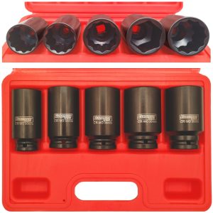 Tubos largos estriados - punta eje - 5 pcs.