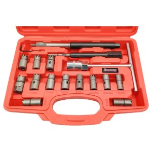 Fresas rectificado asiento inyectores - 17 pcs.