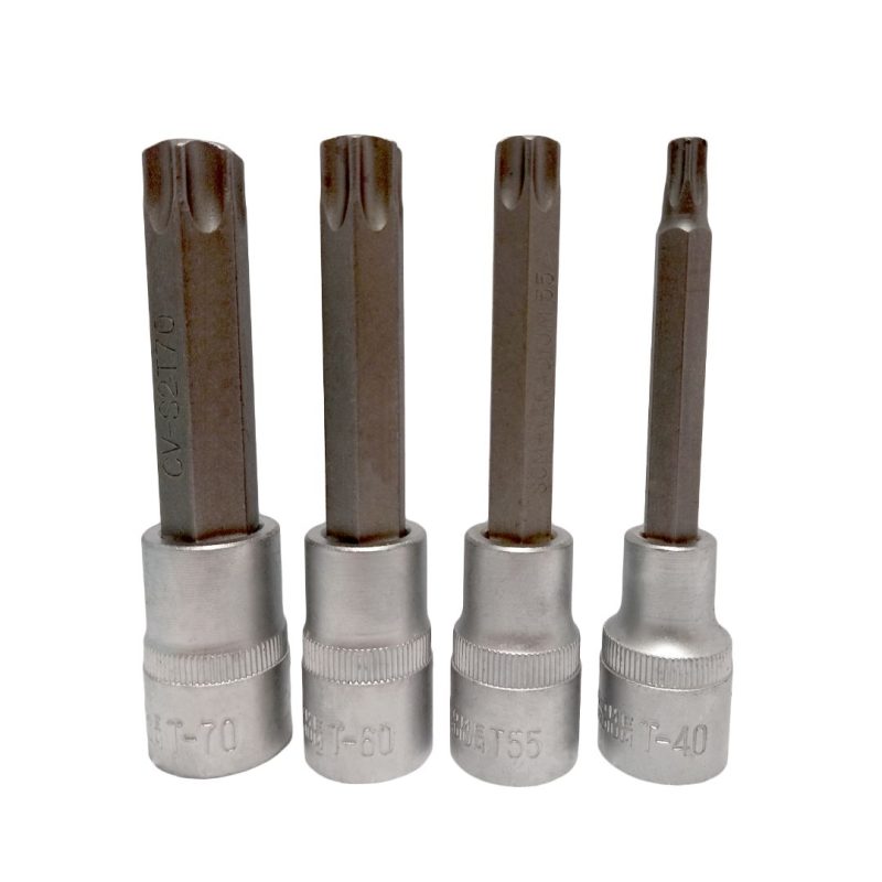 Puntas Torx 1/2" - T40 T55 T60 T70 - 4 pcs.