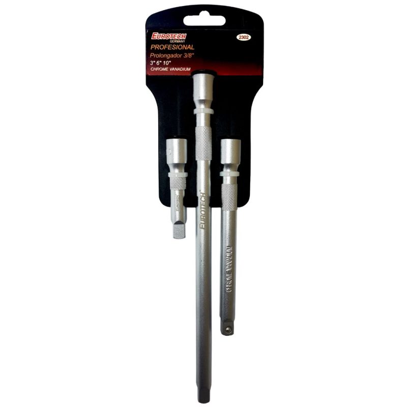 Prolongador Extensión Enc. 3/8" - 3 pcs.