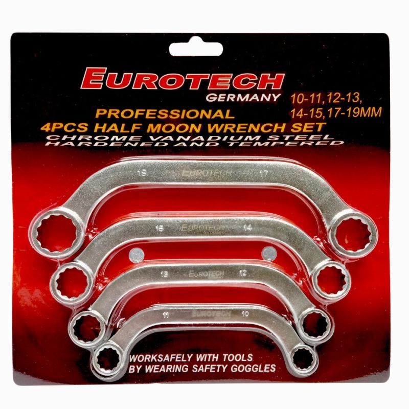 Llave estriada tipo "C" - 4 pcs.