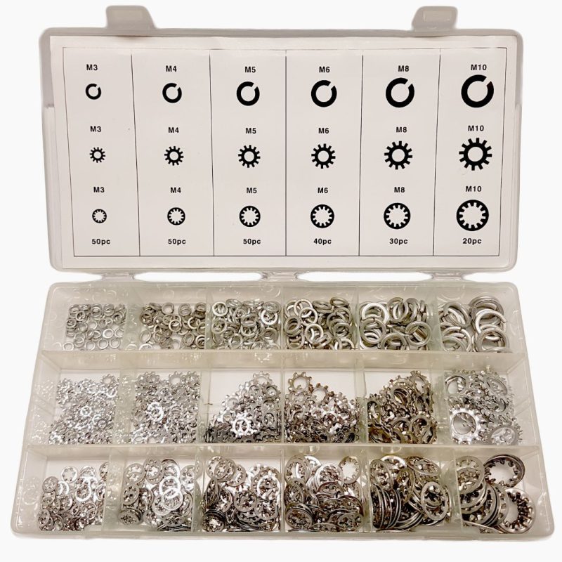 Surtido de arandelas - 720 pcs.