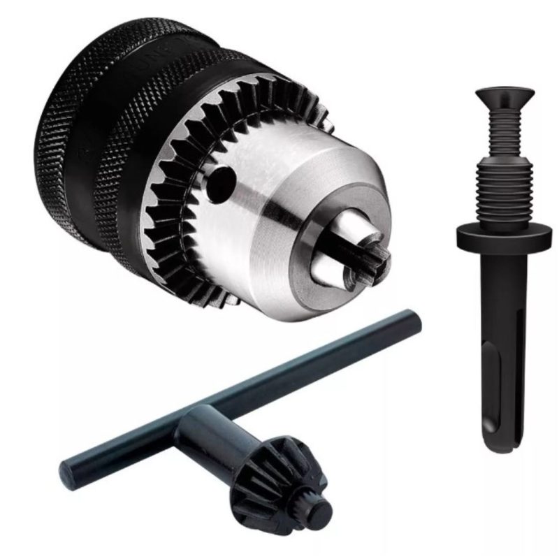Mandril taladro 13mm con llave + Adaptador SDS