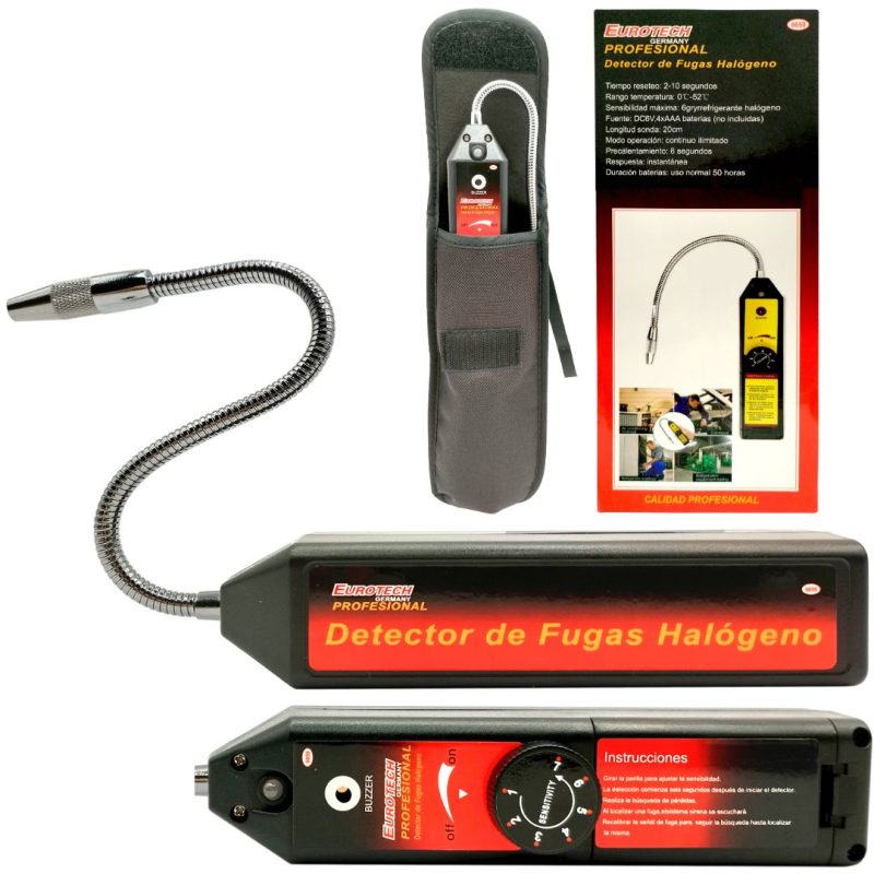 Detector fugas halógeno