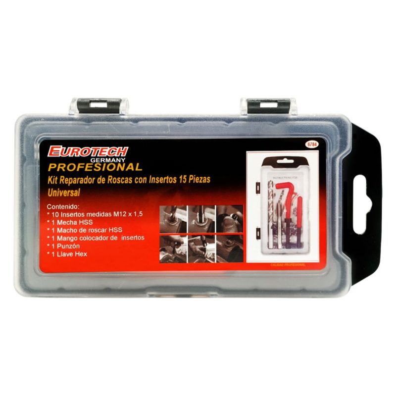 Insertos de rosca - M12x1.5 - Kit 15 pcs.