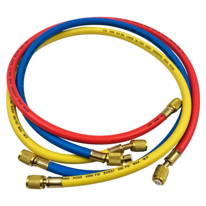 Juego 3 mangueras manifold para R410 - Largo 120 cm